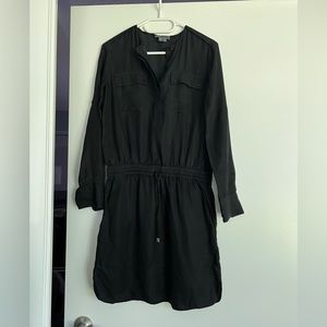 Vince Black Long Sleeve Dress